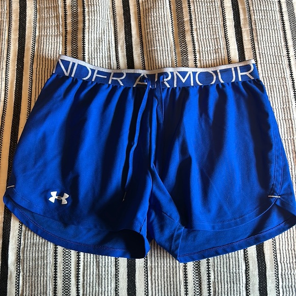 Under Armour Shorts Royal Blue Under Armor Shorts With Drawstring